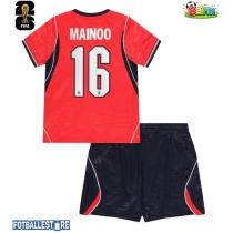 England Kobbie Mainoo #16 Bortedraktsett Barn VM 2026 Kortermet (+ Korte bukser)